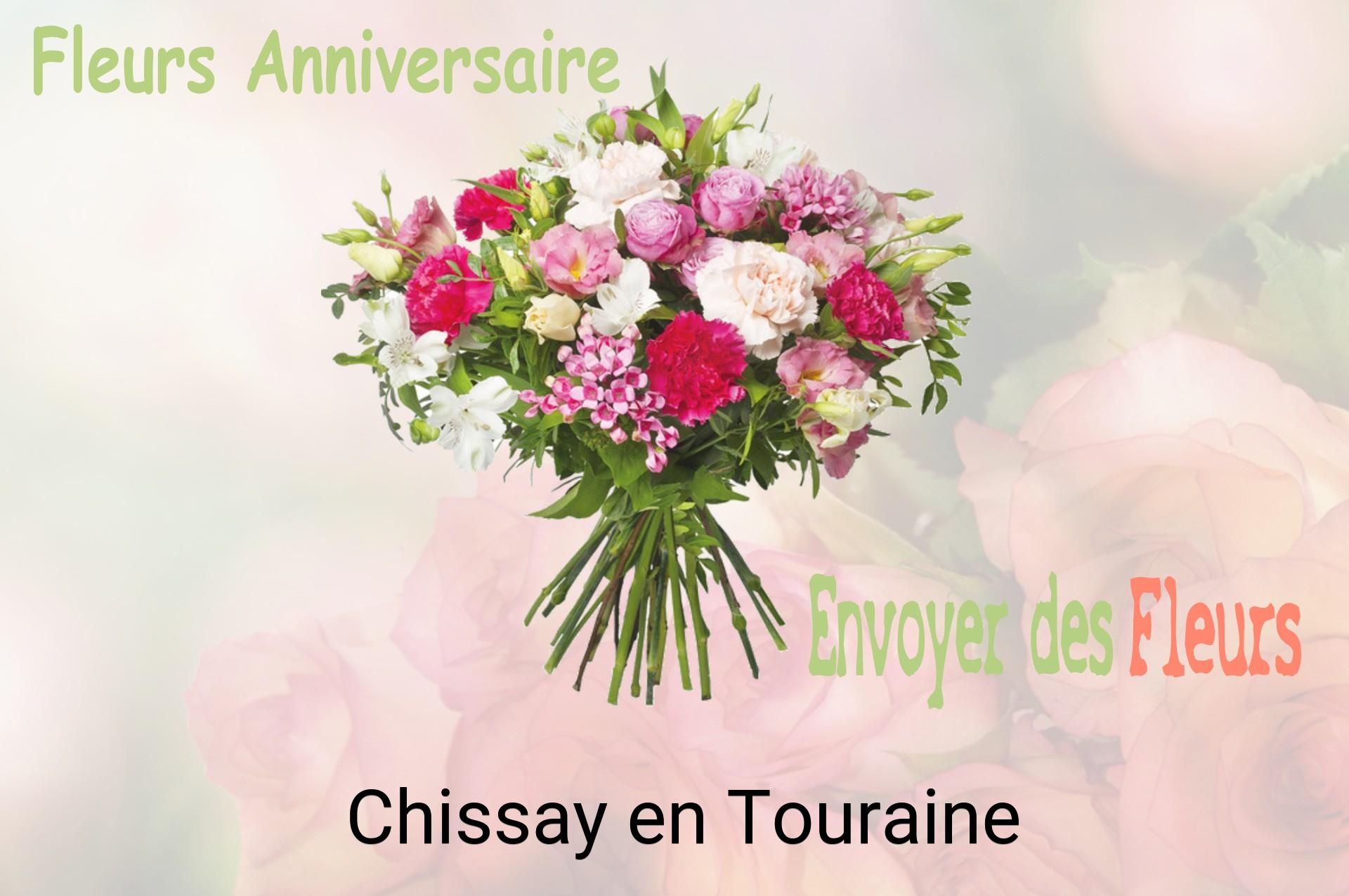 Bouquet de fleurs d’anniversaire livré à Chissay-en-Touraine