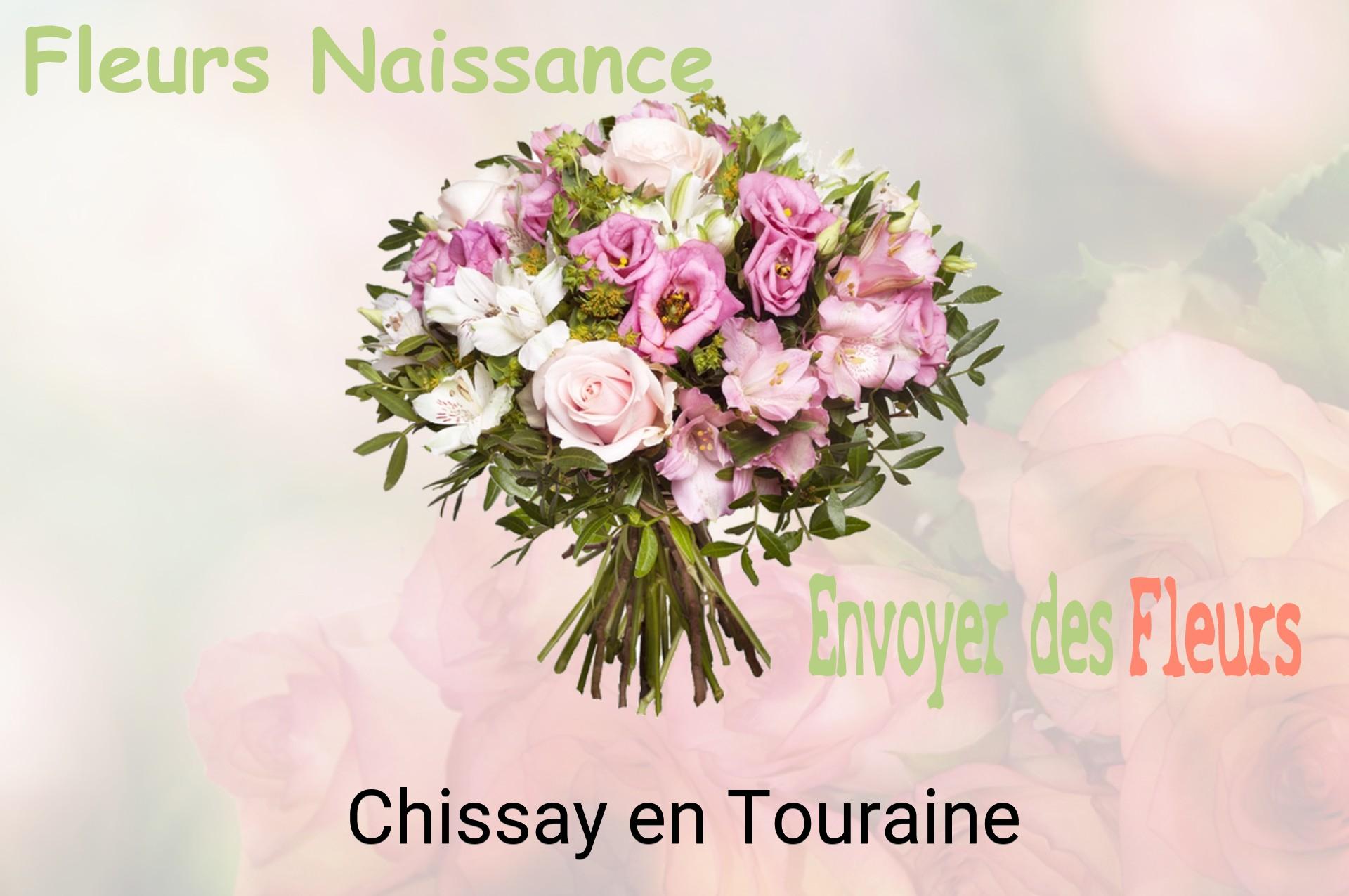 Bouquet de fleurs de naissance livré à Chissay-en-Touraine